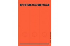 Leitz etiquettes Imprimables PC pour Classeurs a  Levier Couverture Papier, Large, Long, Rouge, 61,5 x 285 mm, Papier, 16870025,