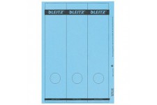 Leitz etiquettes Imprimables PC pour Classeurs a  Levier Couverture Papier, Large, Long, Bleu, 61,5 x 285 mm, Papier, 16870035, 