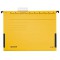 Lot de 25 : Esselte-Leitz Alpha elastiques, Pochettes En Carton Avec Porte-etiquette (Jaune)