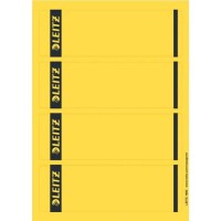 Leitz etiquettes Imprimables PC pour Classeurs a  Levier Couverture Papier, Large, Court, Jaune, 61,5 x 192 mm, Papier, 16852015