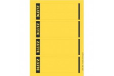 Leitz etiquettes Imprimables PC pour Classeurs a  Levier Couverture Papier, Large, Court, Jaune, 61,5 x 192 mm, Papier, 16852015