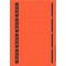 Leitz etiquettes Imprimables PC pour Classeurs a  Levier Couverture Papier, Large, Court, Rouge, 61,5 x 192 mm, Papier, 16852025