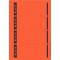 Leitz etiquettes Imprimables PC pour Classeurs a  Levier Couverture Papier, Large, Court, Rouge, 61,5 x 192 mm, Papier, 16852025