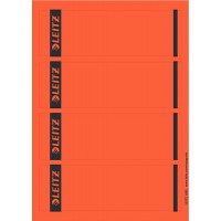 Leitz etiquettes Imprimables PC pour Classeurs a  Levier Couverture Papier, Large, Court, Rouge, 61,5 x 192 mm, Papier, 16852025