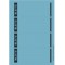 Leitz etiquettes Imprimables PC pour Classeurs a  Levier Couverture Papier, Large, Court, Bleu, 61,5 x 192 mm, Papier, 16852035,