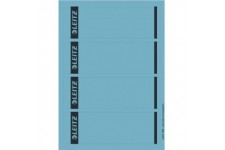 Leitz etiquettes Imprimables PC pour Classeurs a  Levier Couverture Papier, Large, Court, Bleu, 61,5 x 192 mm, Papier, 16852035,