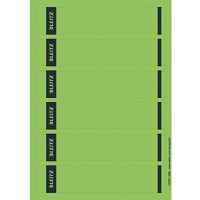 Leitz etiquettes Imprimables PC pour Classeurs a  Levier Couverture Papier, etroit, Court, Vert, 39 x 192 mm, Papier, 16862055, 