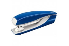 Leitz Agrafeuse de Bureau, Capacite 40 Feuilles, Bleu, Boitier Metallique Ergonomique, Agrafes Incluses, Gamme NeXXt, 55040035