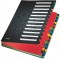 Leitz 59140095 Trieur en carton Color avec 24 onglets 1-24 (Noir) (Import Allemagne)
