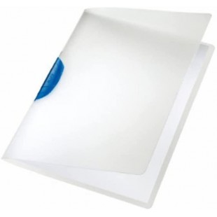 LEITZ 41750135 - Dossiers CLASSIC PP ra­gido clip pla¡stico DIN A4 capacidad 30 hojas color clip azul