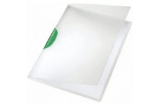 LEITZ 41750155 - Dossiers CLASSIC PP ra­gido clip pla¡stico DIN A4 capacidad 30 hojas color clip verde