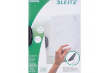 Leitz 41750195 - Dossiers CLASSIQUE PP clip plastique rigide DIN A4 capacite 30 feuilles couleur clip noir