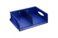 Leitz - Sorty - Corbeille a courrier en polystyrene - 100% recyclable - A4 - Bleu - Lot de 1
