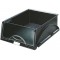 Lot de 4 : Leitz - Sorty - Corbeille a courrier en polystyrene - 100% recyclable - A4 - Noir - 