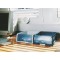 Lot de 4 : Leitz - Sorty - Corbeille a courrier en polystyrene - 100% recyclable - A4 - Noir - 