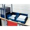 Lot de 4 : Leitz - Sorty - Corbeille a courrier en polystyrene - 100% recyclable - A4 - Noir - 