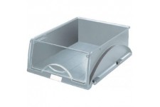 Lot de 4 : Leitz 52310085 Corbeille a courrier A4 maxi Gris