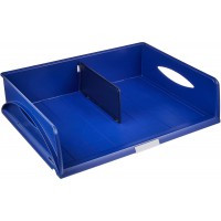 Leitz - Sorty - Corbeille a Courrier en Polystyrene - 100% recyclable - A3 - Bleu - Lot de 1 52320035