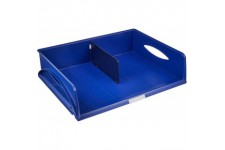 Leitz - Sorty - Corbeille a Courrier en Polystyrene - 100% recyclable - A3 - Bleu - Lot de 1 52320035