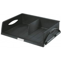 Leitz 52320095 Bac de Classement en Polystyrene pour Format A3 470 x 110 x 355 mm - Noir
