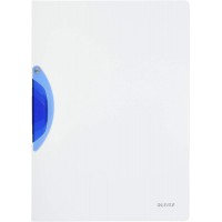 Leitz ColorClip Magic Chemise a clip A4 30 feuilles Bleu fonce - Lot de 6