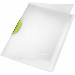 Leitz 41740059 Fichier magique a clip en polypropylene Vert fonce Format A4