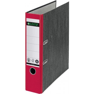 Lot de 20 : Leitz 10805025 Classeur a levier Format A4 Capacite 350 feuilles Rouge