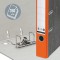 Lot de 20 : Esselte-Leitz 10505045 Classeur Standard 180° A4 a Dos etroit avec Encoches - Orange