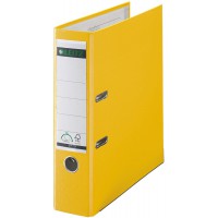 Lot de 20 : Leitz - 10105015 - Classeur a levier en carton - Format A4 - 600 feuilles - Etiquette 190 mm - Jaune