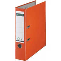 Lot de 20 : Leitz 10105045 Classeur a Levier en Plastique 180° pour A4 large - Orange