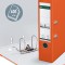Lot de 20 : Leitz 10105045 Classeur a Levier en Plastique 180° pour A4 large - Orange