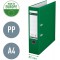 Lot de 20 : Leitz - 10105055 - Classeur a levier en carton - Format A4 - 600 feuilles - Etiquette 190 mm - Vert