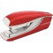 Leitz Agrafeuse de Bureau Flat Clinch, Capacite 40 Feuilles, Rouge, Boitier Metallique Ergonomique, Agrafes Incluses, Gamme NeXX