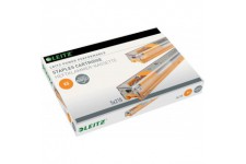 Leitz Power Performance Cassettes d'Agrafes Heavy Duty K8, Galvanise, Boite de 5 Cassettes, 5 x 210 Agrafes, 55920000