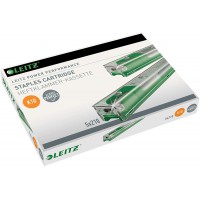 Leitz Power Performance Cassettes d'Agrafes Heavy Duty K10, Galvanise, Boite de 5 Cassettes, 5 x 210 Agrafes, 55930000