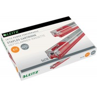 Leitz Power Performance Cassettes d'Agrafes Heavy Duty K12 Galvanise, Boite de 5 Cassettes, 5 x 210 Agrafes, 55940000