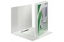 Leitz Classeur de presentation avec poches, format A4, PP, 2 anneaux, 16 mm, blanc