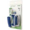 Leitz Set Mini Agrafeuse Et Perforateur, Capacite 10 Feuilles, Bleu, Boitier Ergonomique, Agrafes Incluses, Gamme NeXXt, 5507603