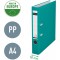 Lot de 20 : Leitz 10155052 Classeur Plastique 180Â° A4 a Dos etroit avec Encoches - Turquoise