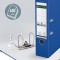 Lot de 20 : Leitz Classeur a Levier, Couverture Plastique, A4, Dos 8,0cm, Bleu Fonce, Mecanisme 180Â°, 10105068