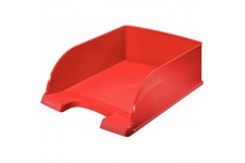 Leitz Corbeille a  Courrier A4, Jumbo, Rouge, Plus, 52330025