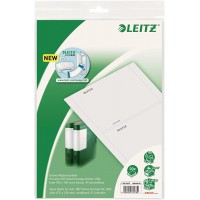 Leitz etiquettes Imprimables PC pour Classeurs Leitz Active 1112 avec Porte-etiquette Dorsal, 176 x 146 mm, Papier, 16900085, Lo