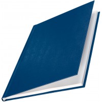 Leitz Chemises Rigides, Lot de 10, Dos 17,5 mm, Bleu, ImpressBIND, 73940035