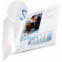 Leitz Chemises Souples, Lot de 10, Dos 14,0 mm, Blanc, ImpressBIND, 74150001
