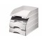 Leitz Corbeille a  Courrier A4 avec Tiroir, Gris, Plus, 52100085