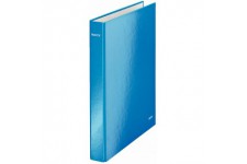 Leitz - Wow - Classeur a  4 anneaux - A4 - 25 mm - Bleu