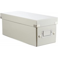 Leitz Boite de Rangement Format CD, Blanc, Click & Store, 60410001