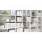 Leitz Bloc de Classement, 4 Tiroirs, A4, Click & Store, 60490001 - Blanc