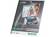 LEITZ 74860000 - Bolsas de plastificacion con tecnologa­a UDT A3 303x426 mm (caja 25) 80 micras