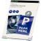 Leitz 74910000 Pochettes de plastification, Materiau epais de 250 Microns (Transparent, Brillant, A3) - Pack de 25